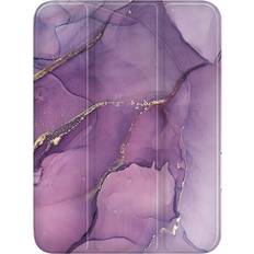 Tablet Covers SaharaCase Folio for Apple iPad mini 6th Generation 2021 Purple Marble