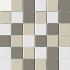 Emser Tile W71SOUR1212MO2 Source Square Mosaic Floor and Wall Matte Concrete Blend Flooring