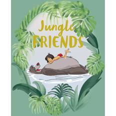Plakate & Poster Komar Disney Wandbild Jungle Book Friends Kinderzimmer, Babyzimmer, Dekoration 50x70cm