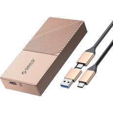 ORICO 40Gbps M.2 NVMe SSD Enclosure USB4 PCIe3.0x4 USB C Aluminum External  Adapter Compatible with Thunderbolt 3 4 Tool Free