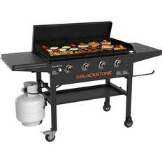 BBQ Accessories 4-Burner 36" Griddle Cooking Station with Hard Cover