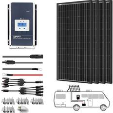 ACOPower 800-Watt Black Monocrystalline OffGrid Solar Kit, 4 x 200-Watt Solar Panel with 50 Amp MPPT Charge Controller