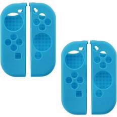 Nintendo Switch Controller Grips Switch Joy-Con Controller Silicone Skin Protector - Blue Hexir