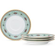 Saucer Plates on sale Noritake Serene Garden Set Saucer Plate 4