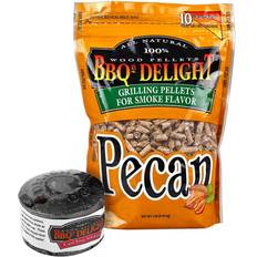 Smoker Boxes s Delight Cast Iron Smoker for Grills with 1lb Bag Pecan Blend