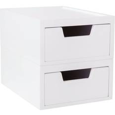 Storage Boxes Martha Stewart Weston 2 Pack Stackable Engineered Wood Boxes with