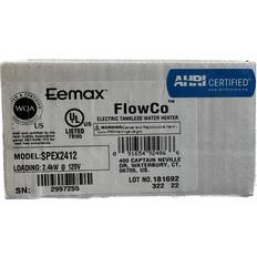 Water Heaters Eemax spex2412 flowco tankless 2.4kw