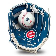 Franklin Sports Chicago Cubs Teeball Glove and Ball Set - Blue