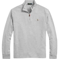 Collegegensere Polo Ralph Lauren Quarter Zip Sweatshirt - Andover Heather