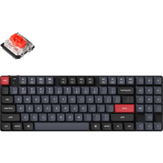 Gaming tastatur - Mekanisk Tastaturer Keychron K13 Pro QMK/VIA Wireless RGB Hot swap Gateron Low Profile Red (Nordic)