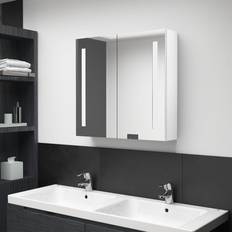 MDF Bathroom Mirror Cabinets vidaXL (780729)