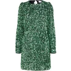 Kjoler Selected Sequin Mini Dress - Loden Frost