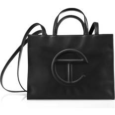 Faux Leather Bags Telfar Medium Shopping Bag - Black