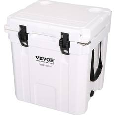 Vevor Cooler Boxes Vevor Insulated Portable Cooler, 33 qt. Holds 35 Cans, Ice Retention Hard Cooler with Heavy-Duty Handle, Ice Chest Lunch Box, White