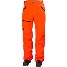 Damen - Orange Hosen Helly Hansen Men's Sogn Cargo Ski Pants - Neon Orange