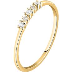 Gold Ringe Live Diamond Women's Ring - Gold/Diamonds