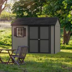 Beige Sheds Handy Home Do-It-Yourself Avondale Wood Storage Shed 80 sq. (Building Area )