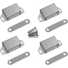 Smart Control Units WOOCH Magnetic Door Catch 25lb High Magnetic Stainless Steel Heavy Duty Catch for Kitchen Bathroom Cupboard Wardrobe Closet Closures Cabinet Door Drawer Latch 2.1 in Silver, 4-Pack