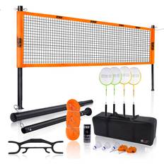 Badminton Professional Portable Badminton Complete Set Net, Pro