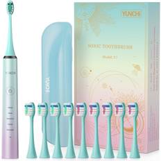 Sonic Electric toothbrush yunchi y7 5 modes rechargeable 10 brush heads