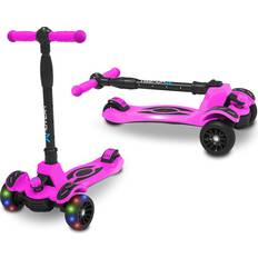 Kick Scooters Hover-1 Kids Gear Vivid LED Wheel Scooter Pink Pink