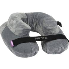 Cabeau AirTNE Inflatable Travel Neck Pillow Lightweight One Midnight Black Neck Pillow Gray