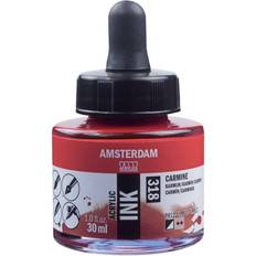 Amsterdam Hobbymaterial Amsterdam Acrylic Ink Bottle Carmine 30ml