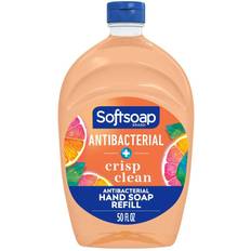 Bottle Skin Cleansing Softsoap Antibacterial Liquid Hand Soap Refill Crisp Clean 50fl oz