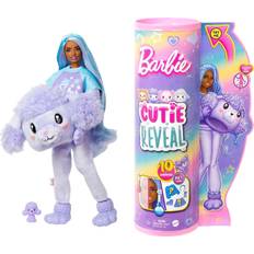 Barbie Toys Barbie Cutie Reveal Doll with Purple Hair & Poodle Costume