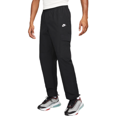 Herren Hosen Nike Club Woven Cargo Trousers Men's - Black/White