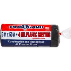 Black Shipping & Packaging Supplies Film-gard 3 X 50 Black Heavy Duty Polyethylene Sheeting 4 Mil
