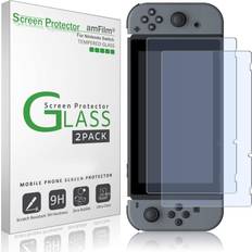 Screen Protectors AmFilm Controller for Nintendo Switch/Switch Lite Turbo & Screenshot Function Wireless Pro Controller Switch Dual Vibration