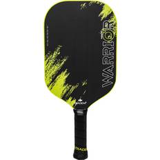 Pickleball Diadem Warrior V2 Pickleball Paddle, Black/Yellow, 41/8 Tennis