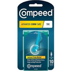 Compeed 4 advanced corn care-toe instant pain relief 10 cnt