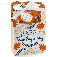 Big Dot of Happiness Fall Friends Thanksgiving - Friendsgiving Party Small  Round Candy Stickers - Party Favor Labels - 324 Count