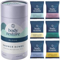 Body Restore Bloom Shower Steamers Spring Botanical Mix 6-pack