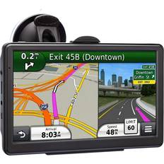 Gps navigation for car, 2023 map 7 inch touch screen car gps, voice turn dire