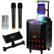 Starument Portable Karaoke Machine Complete Karaoke System Wheels, 2 Disco