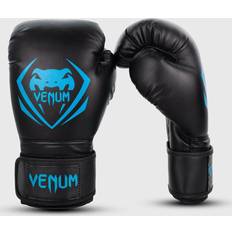 Martial Arts Venum Contender Boxing Gloves Black/Cyan