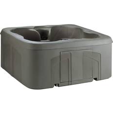 LifeSmart Inflatable Hot Tubs LifeSmart Inflatable Hot Tub LS100DX Taupe 20-Jet, 4-Person Spa