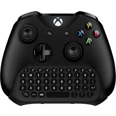 Xbox One Other Controllers Wireless Keyboard ChatPad for Xbox One S/X Keyboard with USB Receiver with Audio/Headset Jack for Xbox One Elite & Slim Controller Black