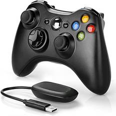 YAEYE Wireless Controller for Xbox 360, 2.4GHZ Game Joystick Controller Gamepad Remote Compatible with Xbox 360/360 Slim, PC Windows 7,8,10,11