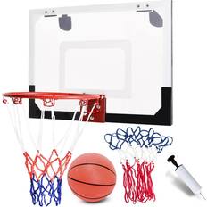 Jerify 12 Pcs Mini Basketball 7 Inch Mini Hoop Basketball Size 3 Small  Basketball Rubber Basketball Assorted Colors Arcade Basketball Set with Air