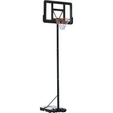 Soozier Basketball Stands Soozier Portable Basketball Stand 7.6ft-10ft Adjustable Basketball Hoop Backboard with Wheels & 43Inch Backboard, Pool Basketball Hoop
