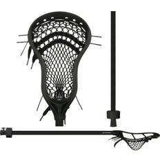 StringKing Senior Complete 2 Attack Lacrosse Stick, Men's, Black/Black