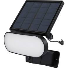Solar Panels Wasserstein 2-In-1 Solar Panel Charger and Security Light for Ring Stick Up Cam Battery and Ring Spotlight Cam Battery, Black