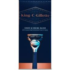 Gillette King C Shave & Edging Razor Navy