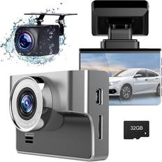 Camcorders OrIbox dash cam front rear camera 4k/2.5k full hd car dashboard recorder with