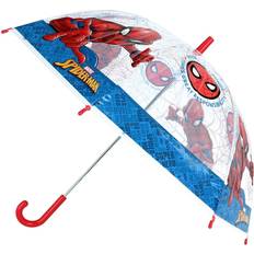 Gåparaplyer Spiderman large see thru umbrella 26" 66cm