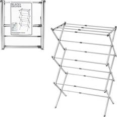 Clothing Care Black & Decker BXAR0002GB Extendable Compact Clothes Airer, Cool Grey, 7.5M Drying Space